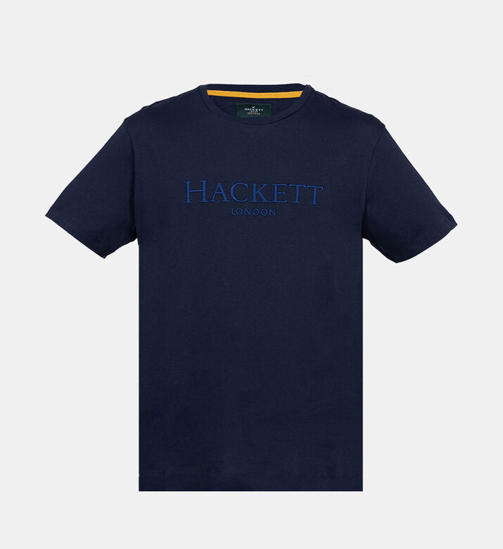 تيشيرت بأكمام قصيرة بطبعة شعار