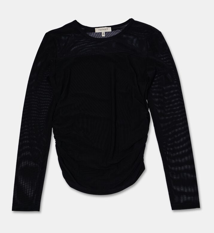 Twinset Long-sleeve Woven Blouse, Packshot View
