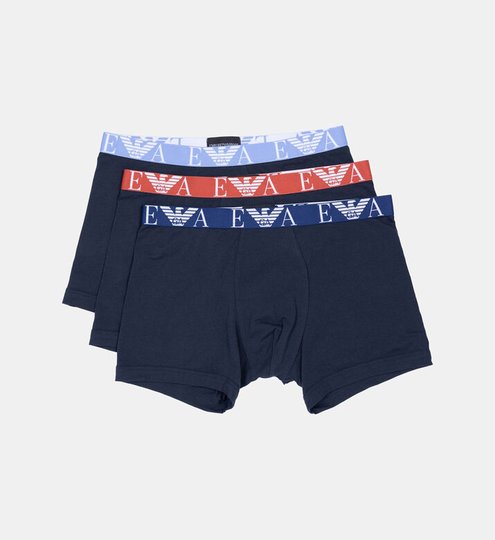 Eva Stretch Cotton 3-piece Trunks Set