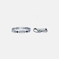 Eye-motif Cord Bracelet