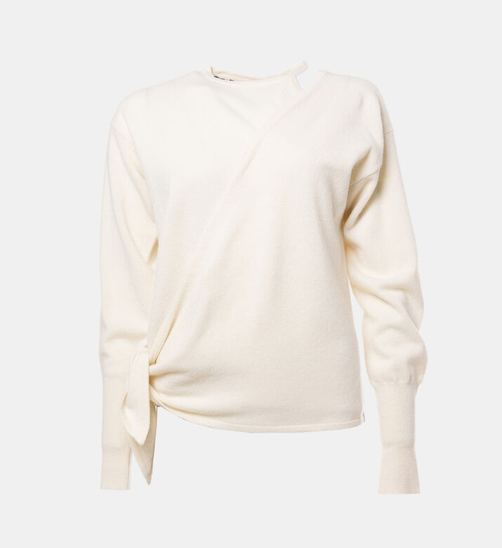 Maglia Asymmetrical Neck Cardigan