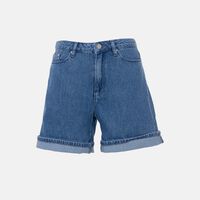 Dual-tone Denim Shorts