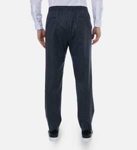 بنطال بخصر مطاطي صوف بكر