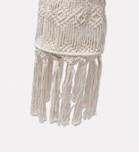 Home Deco and More Tala Natural Cotton Macrame Chandelier, Packshot View