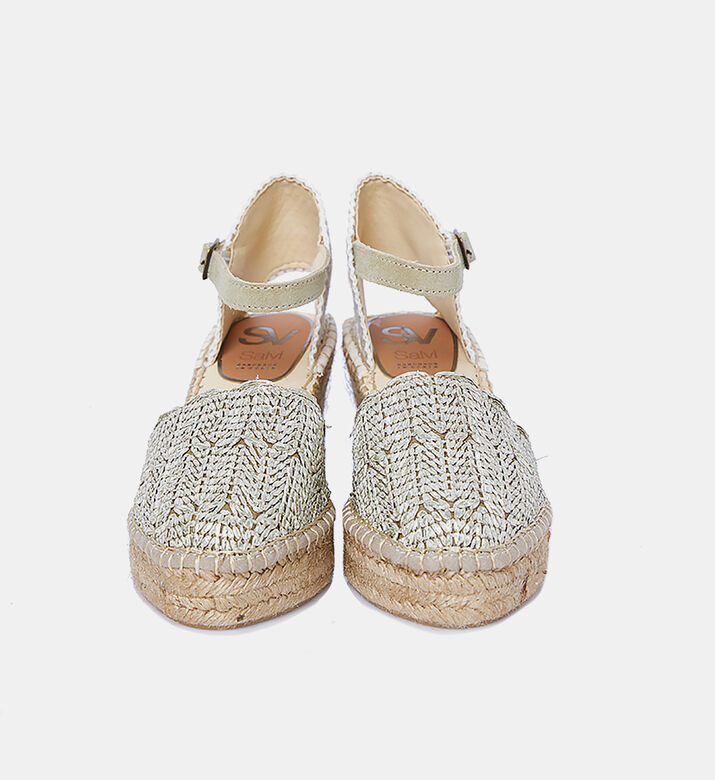 Strapped Wedge Sandals