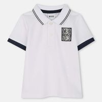 Tropical Print Polo Shirt