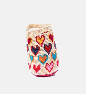 Heart Pattern Crochet Bag Heart Pattern Crochet Bag