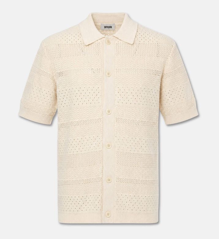 Drykorn Short-sleeve Textured Shirt, Packshot View