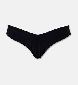Karla Vivian High-cut Bikini Bottoms, Black, L, Packshot View