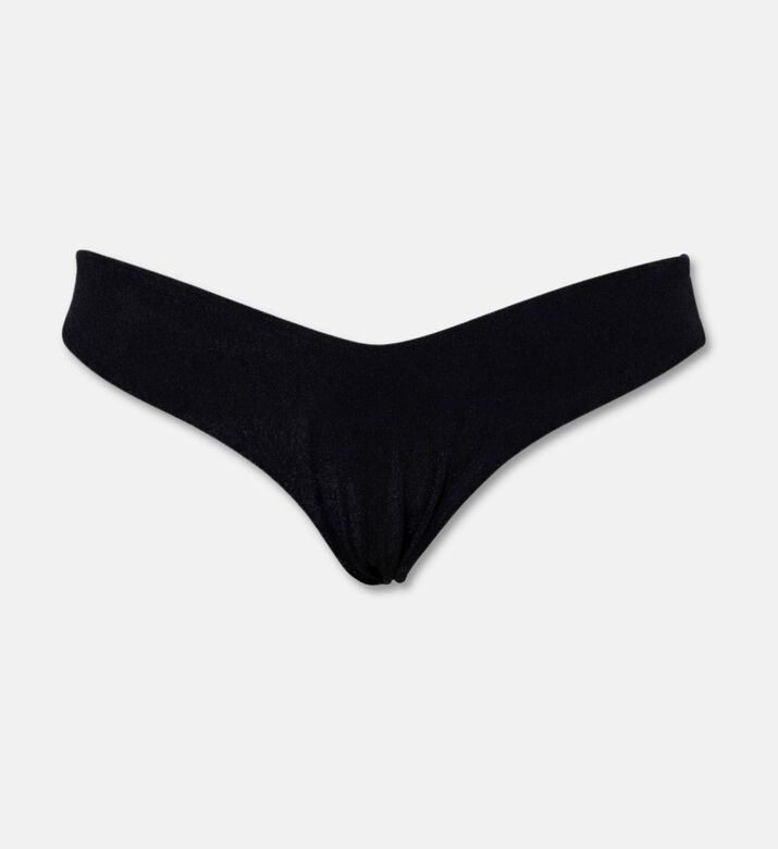 Karla Vivian High-cut Bikini Bottoms, Black, L, Packshot View