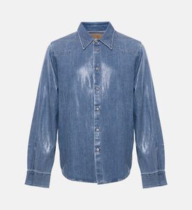 قميص فضفاض مستوحى من النمط الغربي