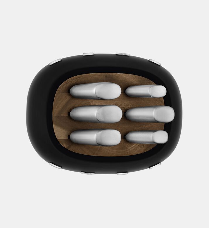 6-piece Stainless Steel Knife Block Set