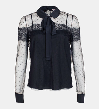 Sheer Point D Esprit Blouse