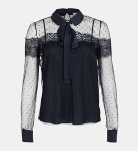 Sheer Point D Esprit Blouse Sheer Point D Esprit Blouse