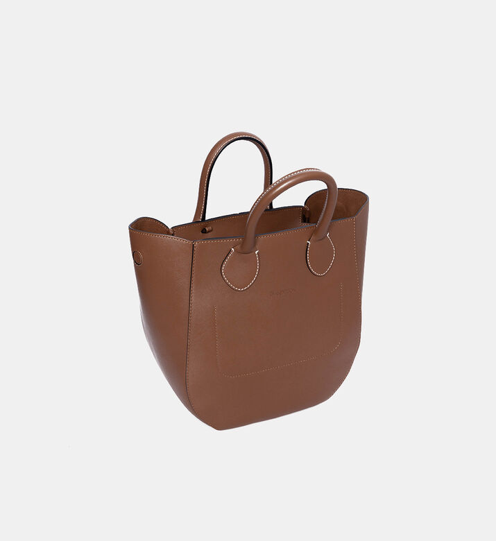 Small Punch Leather Tote Bag