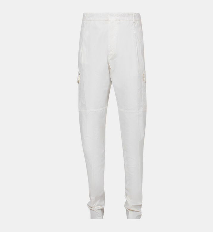 Patch Pockets Tapered Trousers