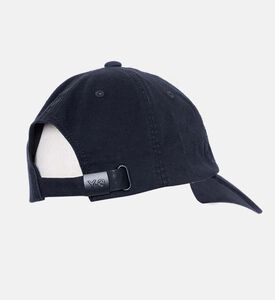 قبعة قطن بطبعة وحافة منحنية