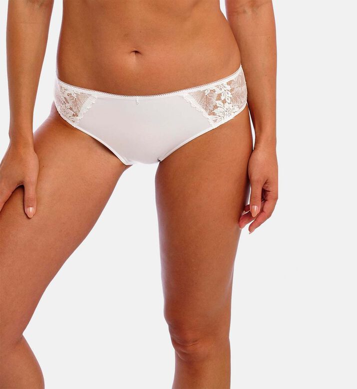 Lace Panels Mid-rise Briefs