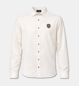 Hackett London Heritage Logo-embroidery Long-sleeve Shirt, Packshot View
