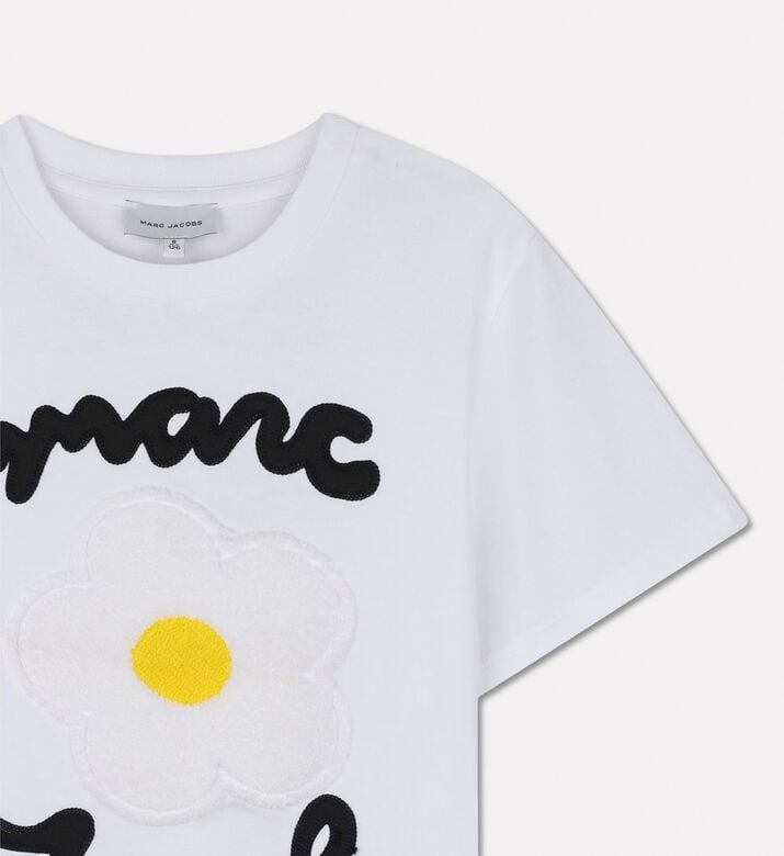 Marc Jacobs Ts Iconicaisy, White, 8y, Packshot View