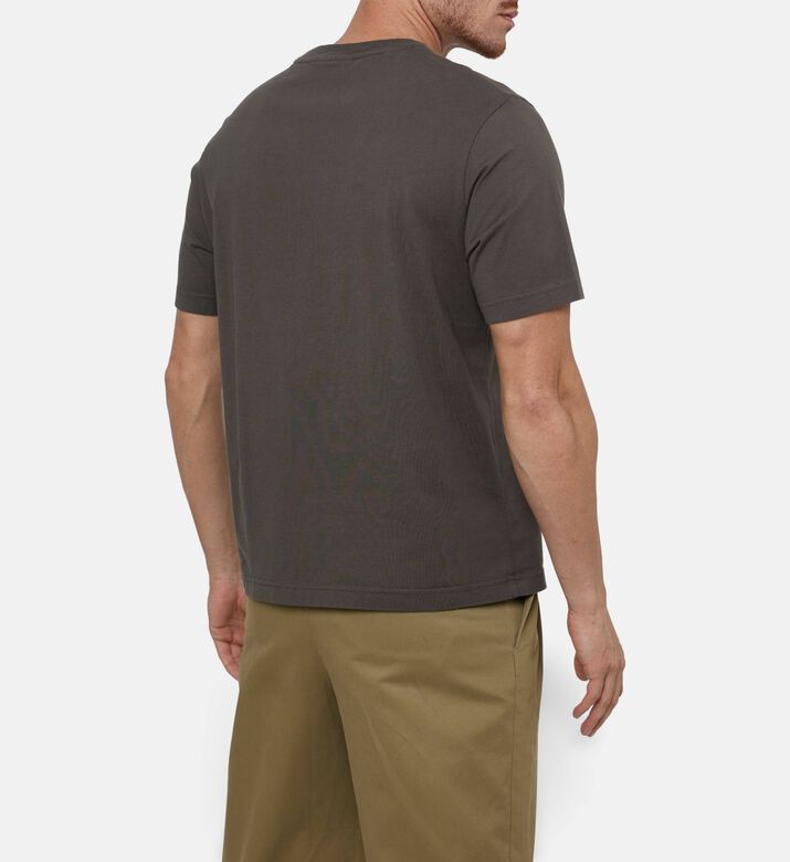 Maison Kitsune Embroidered Fox T-shirt, Black, M, Model View