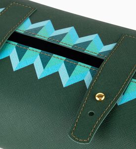 Silsal Emerald Green Bahja Tissue Box, Packshot View