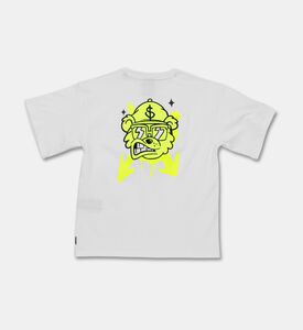Sprayground Graffiti Graphic Short-sleeve T-shirt, White, 16y, Packshot View