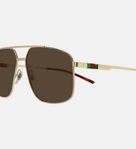 نظارة شمسية بنمط طيار وعدسات داكنة 60