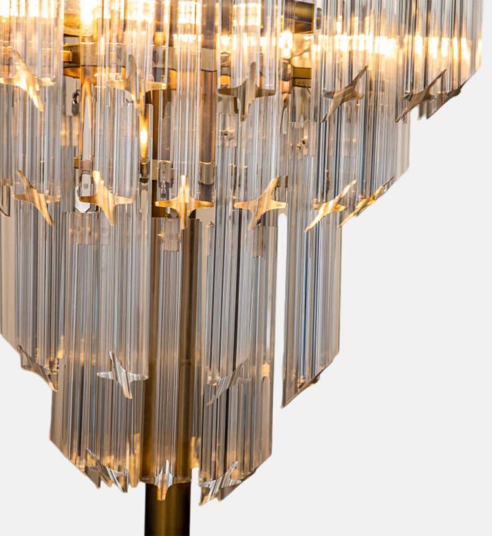 Baroque Ariana Crystals Table Lamp, Packshot View