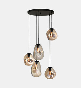 Masterlight Lava 5-organic Glass Ceiling Lamp, Packshot View