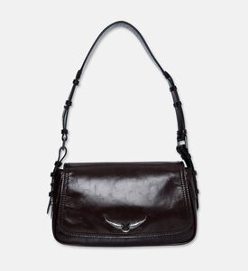 Zadig et Voltaire Metallic Flap Pocket Shoulder Bag, Brown, Packshot View