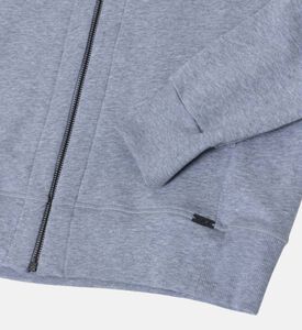 سترة بسحاب من مزيج القطن