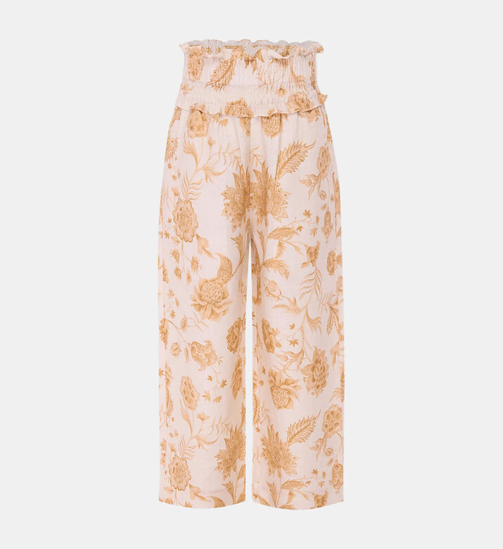All-over Print Wide-leg Pants