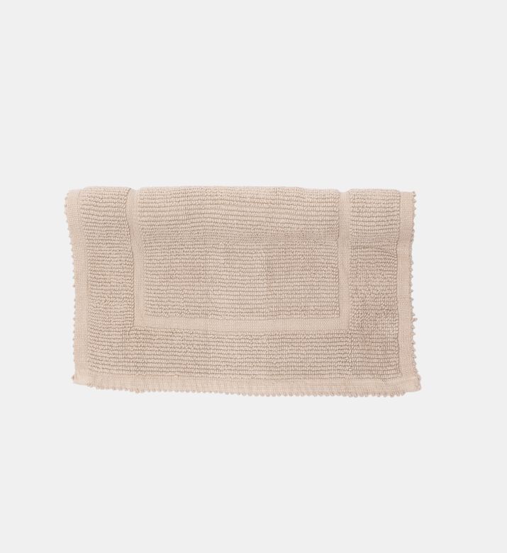 Home Deco and More Diva Cotton Bath Mat, Grey, 60x90-cm, Packshot View