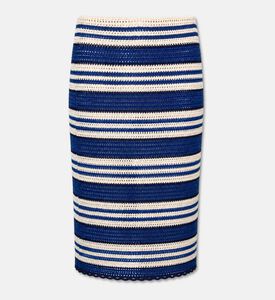 Luisa Spagnoli Stripe-print Regular-fit Skirt, Packshot View