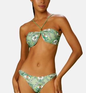 قطعة بيكيني سفلية بنقشة غرافيك مستوحات من المحيط الهادئ