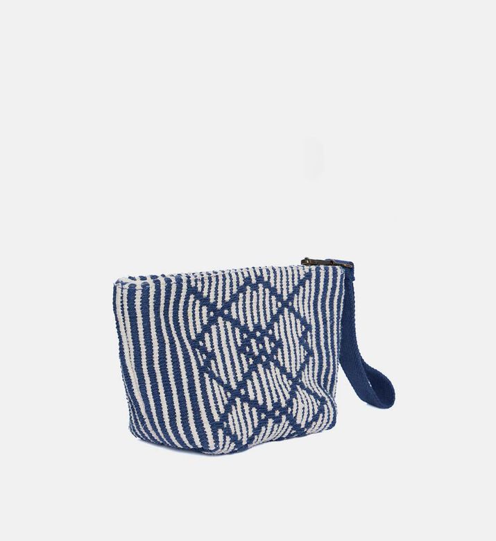 حقيبة يد صغيرة مطرزة بنقوش هندسية