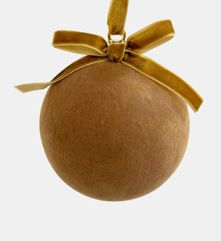 زخرفة عيد الميلاد الكرة المخملية