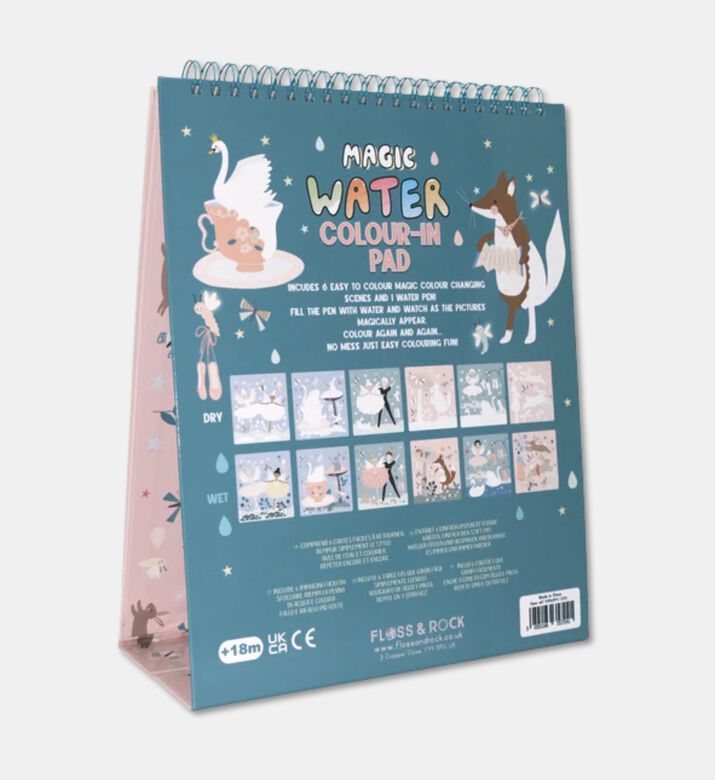 Floss and Rock Spiral Magic Water Colour-in Easel Pad, Packshot View