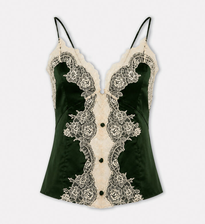 Alice + Olivia Julietta Lace Panel Camisole, Packshot View