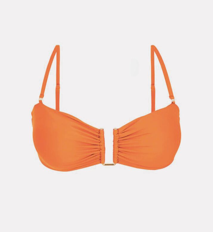 Rio De Sol Ruched Bandeau Bikini Top, Packshot View