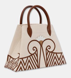 Arad Ghaderian Sousa Cream Patchwork Tote, Packshot View
