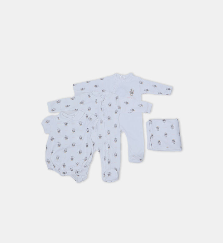 All-over Animal-print Dungarees Gift Set