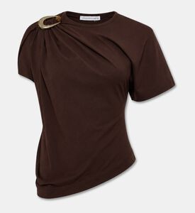 Christopher Esber Buckle-detail Short-sleeve T-shirt, Packshot View