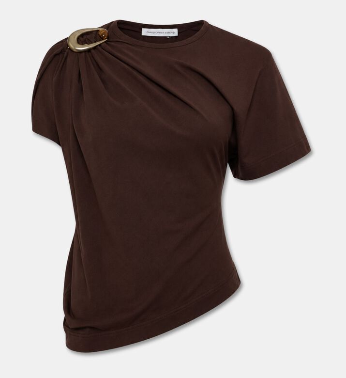 Christopher Esber Buckle-detail Short-sleeve T-shirt, Packshot View