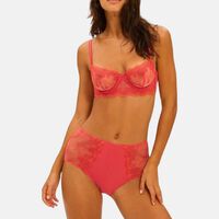 Embroidered High-rise Retro Brief