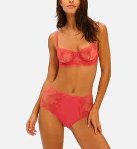 Embroidered High-rise Retro Brief Embroidered High-rise Retro Brief