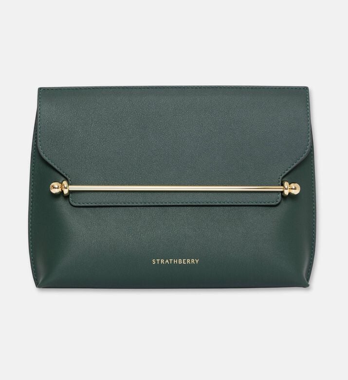 Strathberry Stylist Leather Crossbody Bag, Green, Packshot View