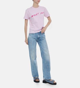 Graphic Two-tone Logo-print Short-sleeve T-shirt