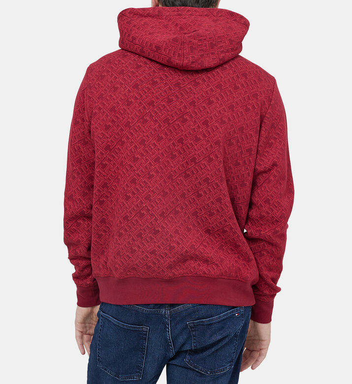 هودي قطن بطبعة Monogram